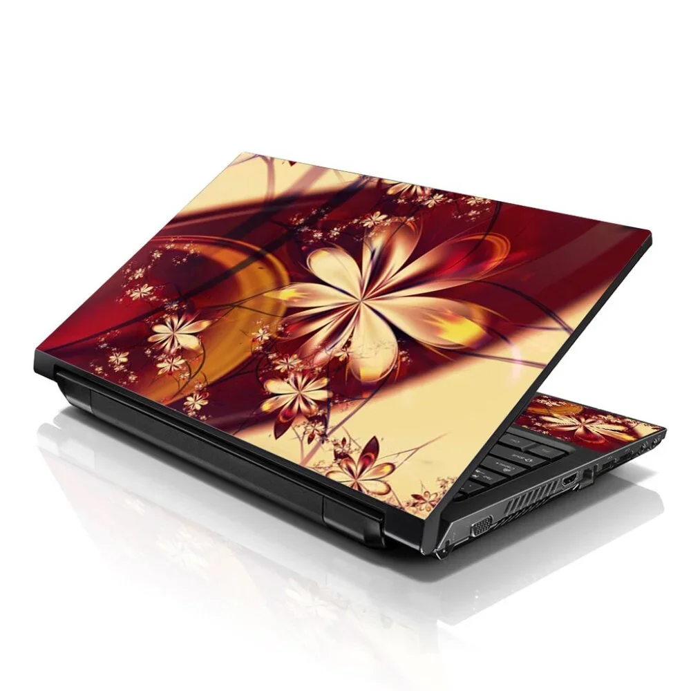 LSS 15.6 & 17.3 Inches Laptop Notebook Skin Sticker Decal - Flower Floral